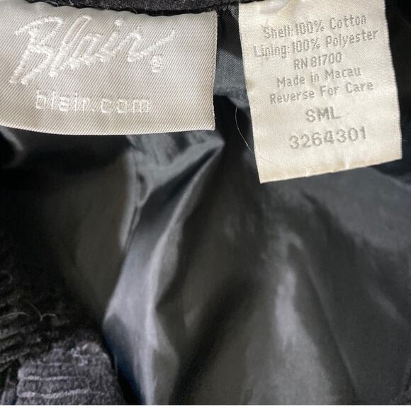 Blair Corduroy Overcoat Long Trench Coat Men S Black Matrix Dark Gothic Grunge - Picture 3 of 8